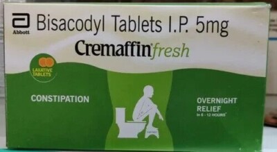 Cremaffin Fresh Tablets by Abbott for Constipation, Laxative, Bowels 100 Tablets