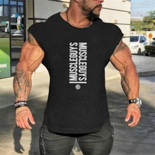 Fashion Men's Bodybuilding Stringer Fitness Bodybuilding Workout Undershirts