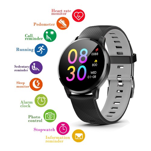 SMART Watch Bluetooth 4.0 Metallo Nero per iPhone 6s 6+ Galaxy S6 Edge Note  5 | eBay