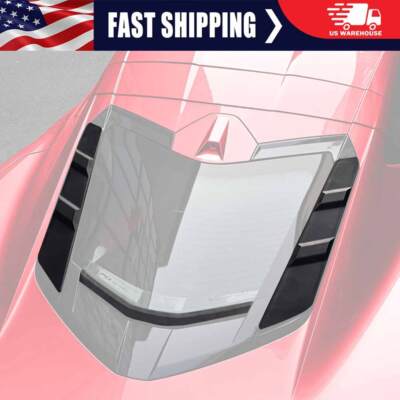 Rear Dry Bay Vent Blocks Cover Waterproof For Corvette C8 Coupe Models 2020-2025