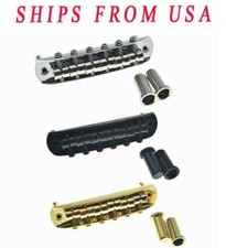 KAISH Guitar Bridge with Barrel Saddles fits Jazzmaster/Jaguar/Mustang