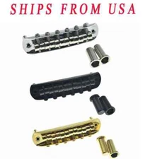 KAISH Guitar Bridge with Barrel Saddles fits Jazzmaster/Jaguar/Mustang