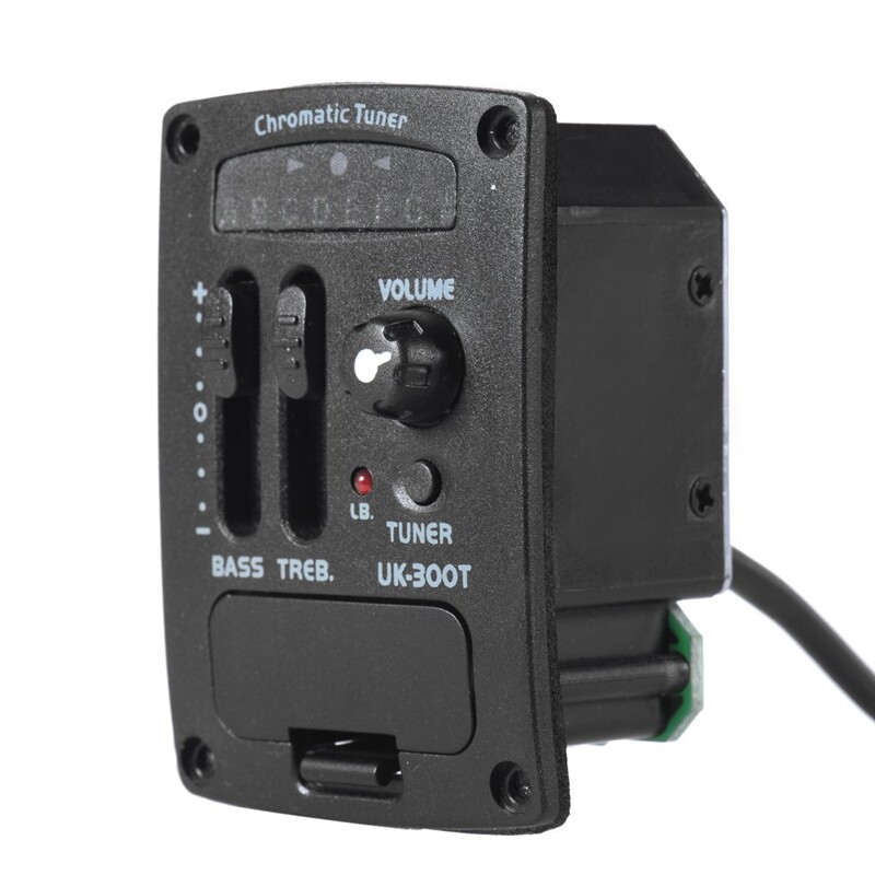 Uk300T Ukulélé Piezo Préampli Eq 2 Bandes Equaliseur Système de