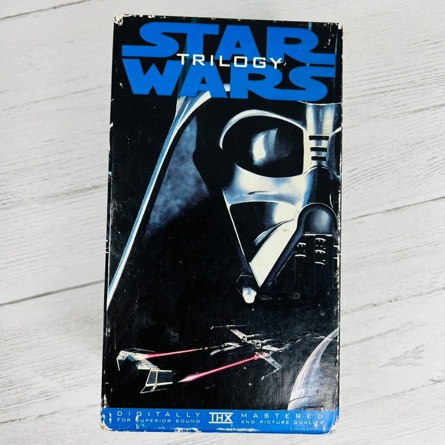 Vintage 1995 Star Wars Original Trilogy THX Edition VHS Box Set