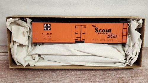 Kit frigorífico de madera Santa Fe Railroad 40' The Scout 22780 Accurail 48163 escala HO | Zustand: New