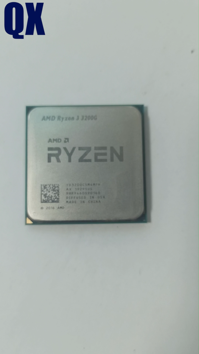 AMD Ryzen 3 3200G AM4 CPU Processor R3-3200G 3.6-4.0GHz 4 AMD Ryzen 3 3200G AM4 CPU Processor R3-3200G 3.6-4.0GHz 4