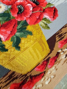 Free shipping (tax included) Gran Vintage completado BORDADO 