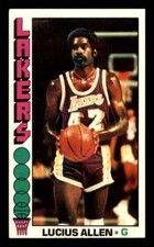 1976-77 Topps Lucius Allen #34 Los Angeles Lakers
