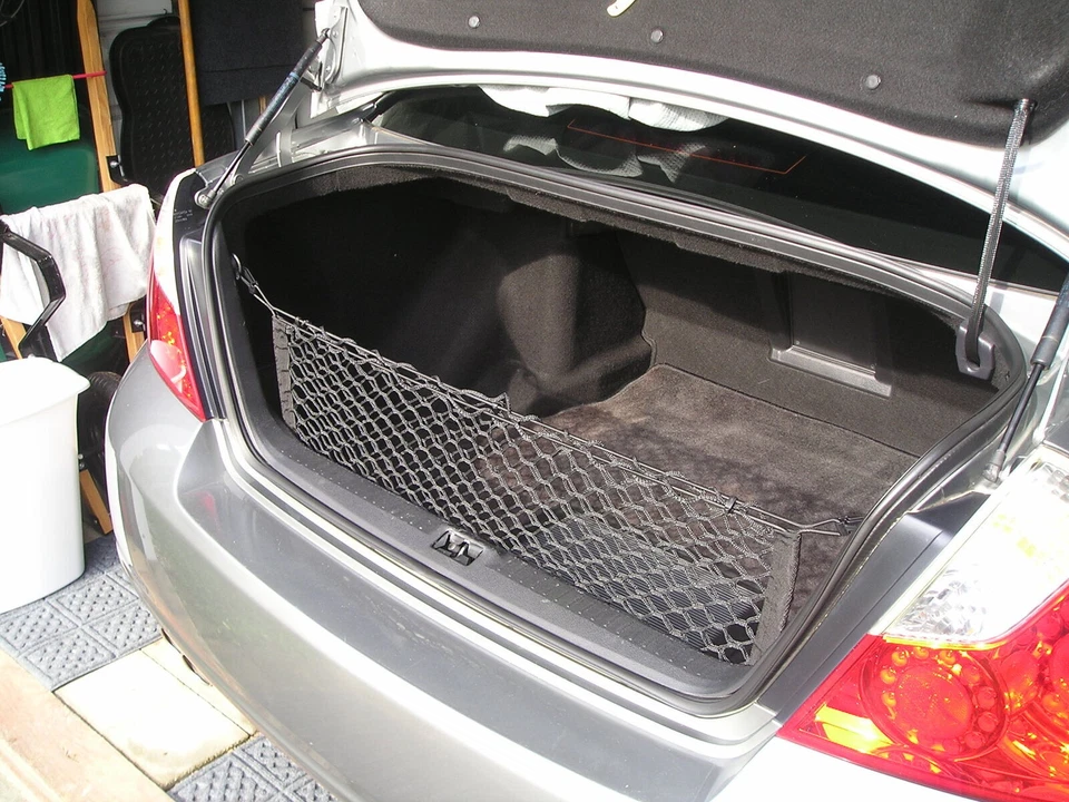 Red de carga estilo sobre maletero trasero para INFINITI M35 M35h M37 M45 M56 2003-2013 Foto 2 de 4