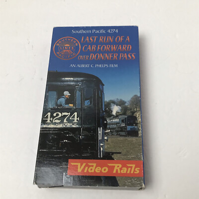 Last Run of a Cab Forward Donner Pass VHS Tape Southern Pacific 4274 ...