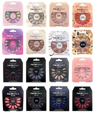 TECHNIC Fake Nails, False, Press Ons On, Glue, Short Long Matte Gloss Pack of 24