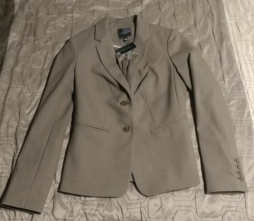 The Limited Collection Womens Suit Jacket Blazer Size 00 Brown Beige Brand New!! - Picture 6 of 6