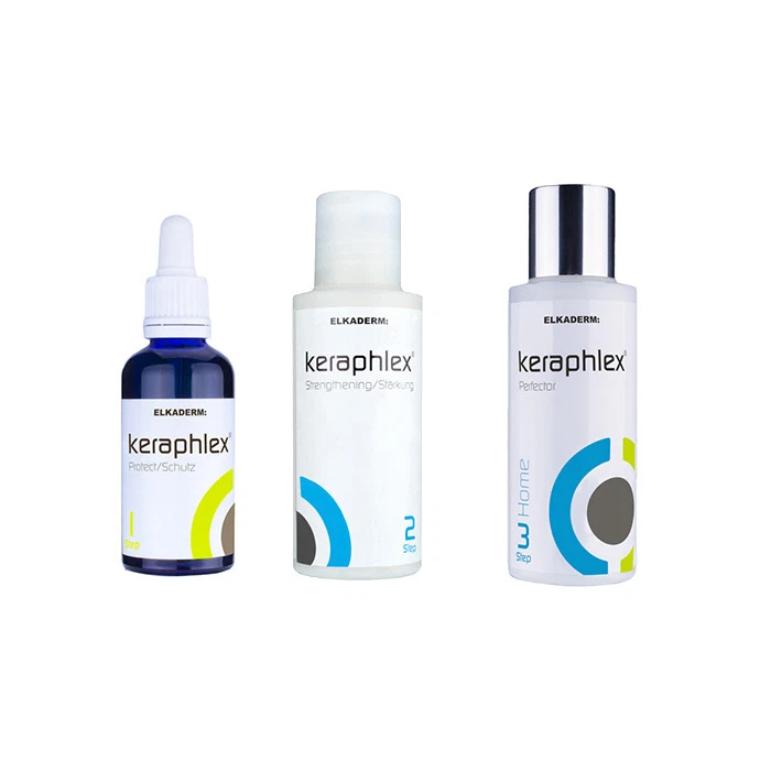 Keraphlex Concentrat Paket Set Step 1 + 2 + 1 x Step 3 - Die Kur für Zuhause