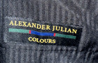 NWT ALEXANDER JULIAN COLOURS BLACK POLY/RAYON DRESS PANTS - SZ 46 — photo 6