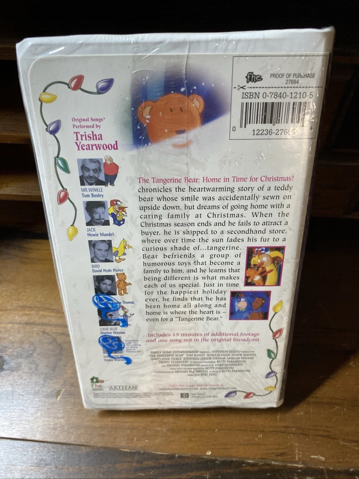 The tangerine Bear home in time for Christmas clamshell sealed Vhs - Image 3 of 4