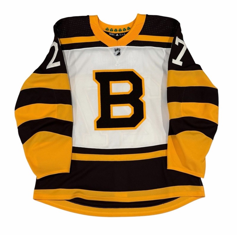 18-19 Boston Bruins Game Issued John Moore Winter Classic Style Jersey