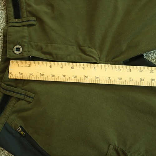 HUNTECH Pantalone Uomo Grande Verde Rinforzato Ginocchio Caccia Controllo Profumo Traspirante - Foto 14 di 15