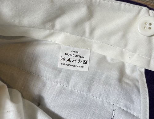 Cordings Purple Moleskin Trousers 100% Cotton Country Shooting - 32W 32L - Picture 5 of 10