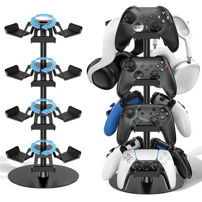 Controller Halter 4 Stück Drehbar Kopfhörer Ständer PS5 PS4 Xbox Switch