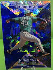 2025 Panini Crusade Baseball #56 Blue Cracked Ice JURRANGELO CIJNTJE