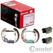 BREMBO BREMSBACKEN VORMONTIERT HINTERACHSE PASSEND FÜR MERCEDES-BENZ A-KLASSE |