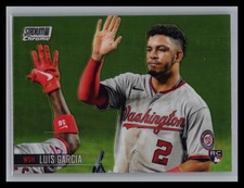 2021 Stadium Club Chrome #97 Luis Garcia Base Rookie RC Washington Nationals