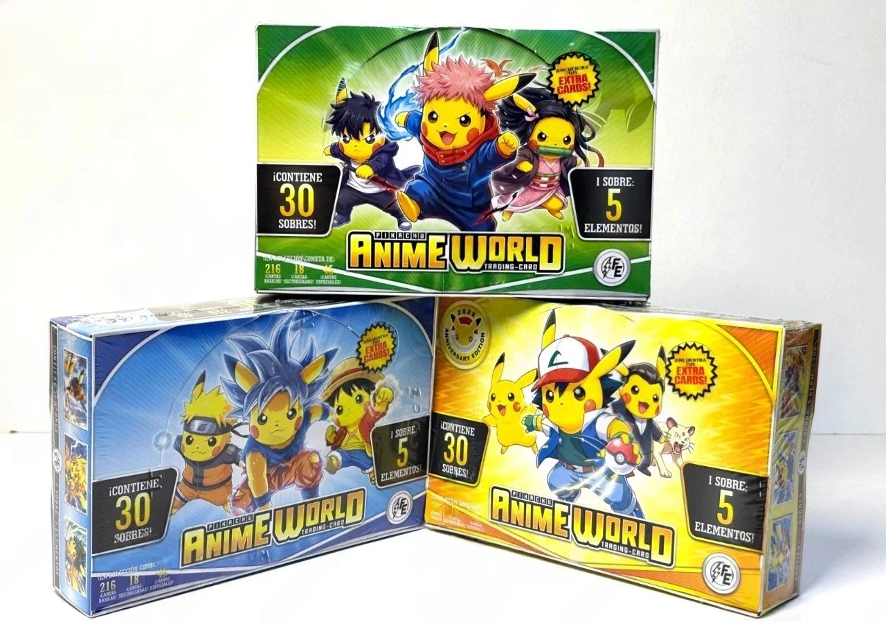 8 BOXES - 2026 BOX POKEMON PIKACHU ANIME WORLD COSPLAY FE Cards - FREE SHIPPING