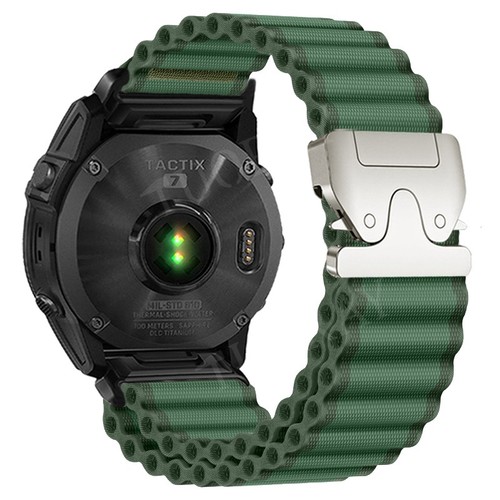 Nylon Wristband For Garmin Fenix 8 E 7 7X 7S 6 6X 6S Pro 3HR 945 5 5X Epix Strap - Picture 27 of 89