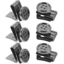 6 Pcs Adjustable Straps Bachelorette Party Suspenders Buttons Attacher