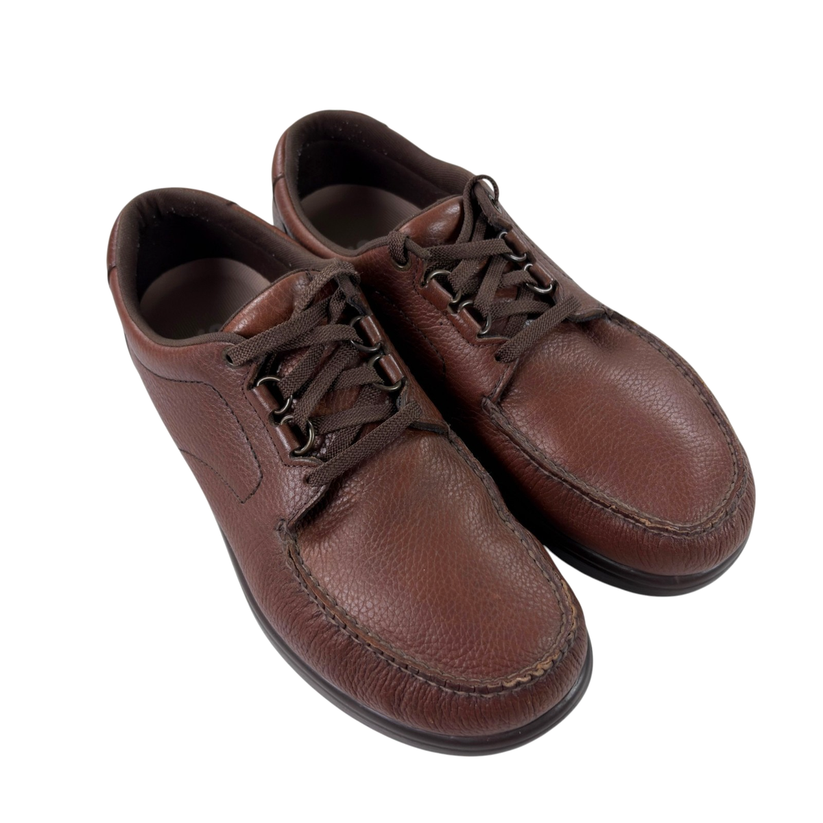 SAS Bout Time Walking Shoes Mens 9M Tripad Lace Up Moccasin Mulch Brown Men main image 2
