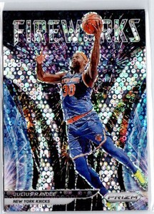 2021-22 Panini Prizm #17 Julius Randle Fireworks Fast Break