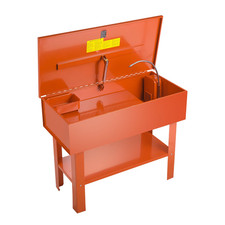 40-gallon Parts Washer 17-gallon Solvent Capacity 1 Gpm Max Pump Output Steel 40-gallon Parts Washer 17-gallon Solvent Capacity 1 Gpm Max Pump Output Steel