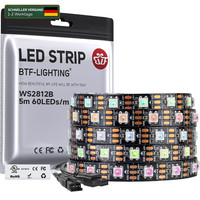 LED Streifen WS2812B 5M 300 Leds Schwarz PCB 60 Leds/M FüR Dekoration