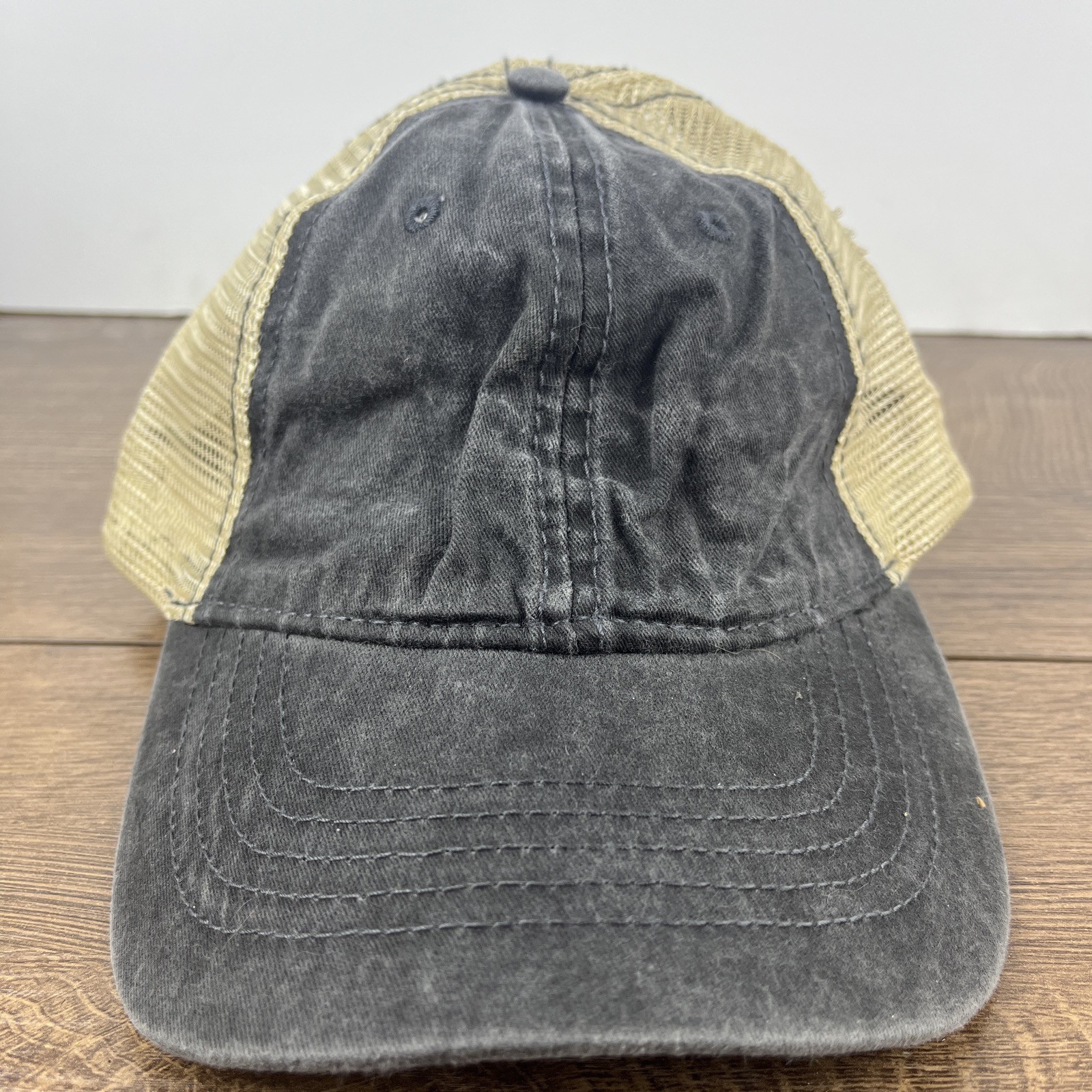 Gray Baseball Cap Plain Gray Hat Adjustable Adult… - image 3