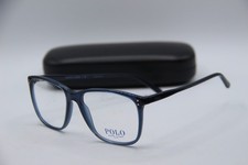 NEW RALPH LAUREN POLO PH 2138 5276 BLUE BLACK AUTHENTIC EYEGLASSES W/CASE 53-16