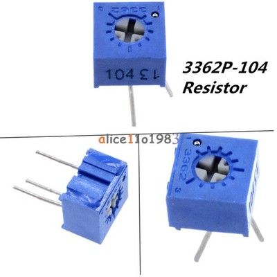 10Pcs 3362P-104 3362 P 100K ohm High   Variable Resistor Potentiometer A *qq
