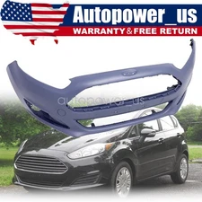 New Front Bumper Cover Fascia For 2014 2015-2019 Ford Fiesta Sedan/Hatchback US