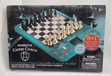 Electronic Grandmaster Chess Coach Learning Teaching Computer Talking Chess Set