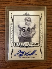 2021 Leaf Signature Hall of Fame Autographs Joe DeLamielleure #HOF-JDL Browns
