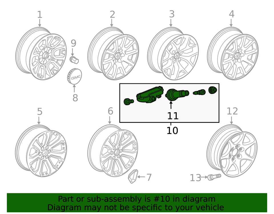 Genuine GM Sensor 13540604 - Image 2 of 4