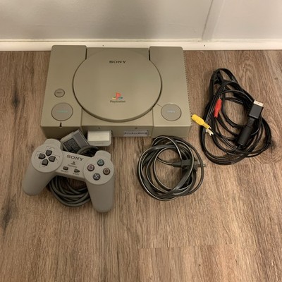 Original Sony PlayStation 1 PS1 Console SCPH-1001 Bundle Fully Tested Working