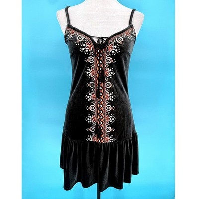 aeropostale black lace dress Solid Strapless Lace-Trim Fit & Flare Dress