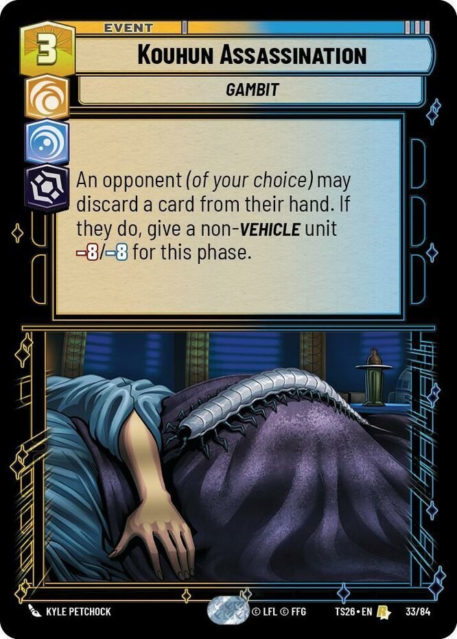 x1 Kouhun Assassination R Star Wars Twin Suns M/NM