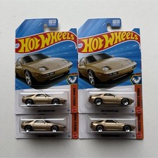Hot Wheels 1983 Porsche 928S Dollar General Exclusive Champagne Gold - Lot of 4