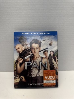Pan (Blu-ray) New Sealed (Brand New) Peter Pan Captain Hook Neverland