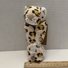 Angel Dear Lovey Small Security Blanket Leopard Soft Plush