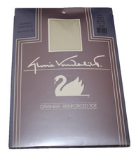 Gloria Vanderbilt Day Sheer Pantyhose Off White Size E 100 Nylon USA