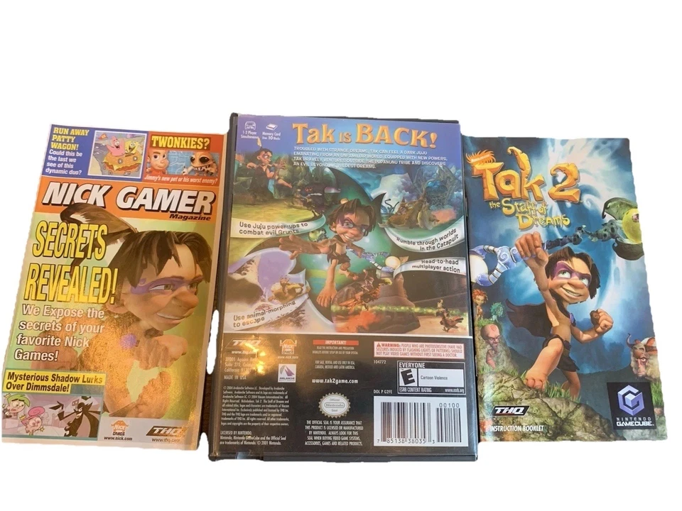 Tak 2 The Staff Of Dreams GAMECUBE *USADO Y SIN PROBAR* Foto 2 de 2