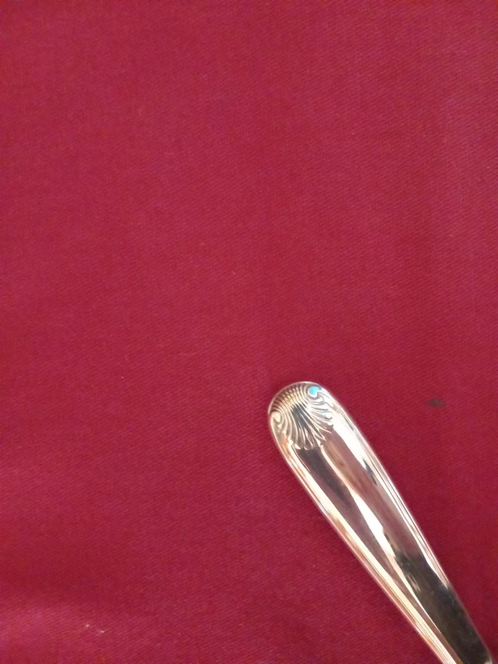 1 Coltelli Da Tavola In Metallo Argentato Christofle Conchiglia Vendôme - Immagine 4 di 4