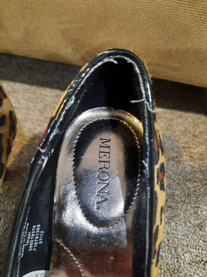 Zapatos de salón Merona con estampado de leopardo de 3,5 pulgadas para mujer talla 7 estampado animal  Foto 4 de 4